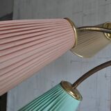 Bar à cocktail muni d'une lampe dans le style Art Déco en noyer