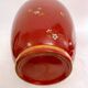 Red Art Deco vase, Keller & Guérin Lunéville earthenware