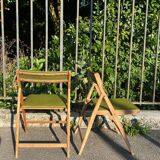 Pair of Gio Ponti folding chairs