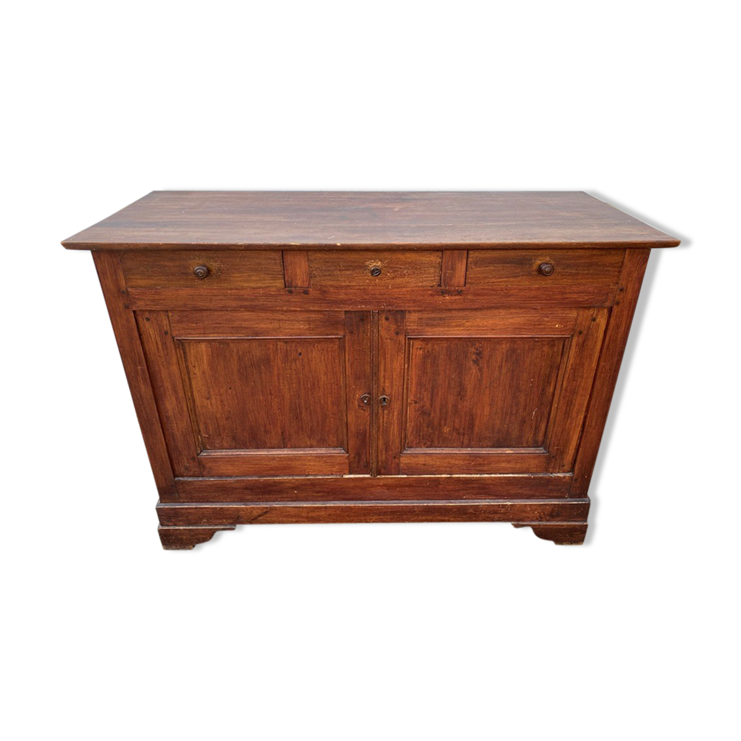 Former Parisian buffet 2 doors 3 drawers 1 shelf
