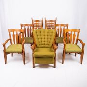 Set of 4 Guillerme and Chambron chairs, Your House, France, 1950s