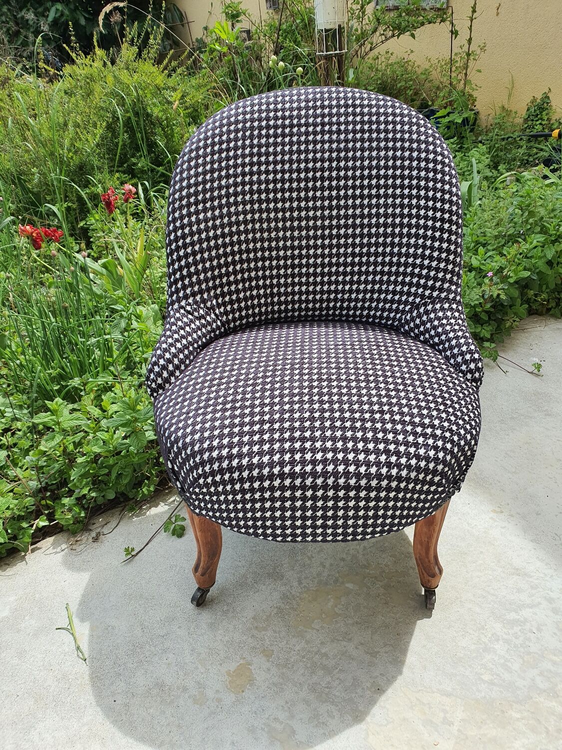 Restored toad armchair