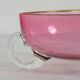 Vintage glasses service cup pink for 7 with service bowl