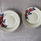 Dessert plates decorated with HBCM roses