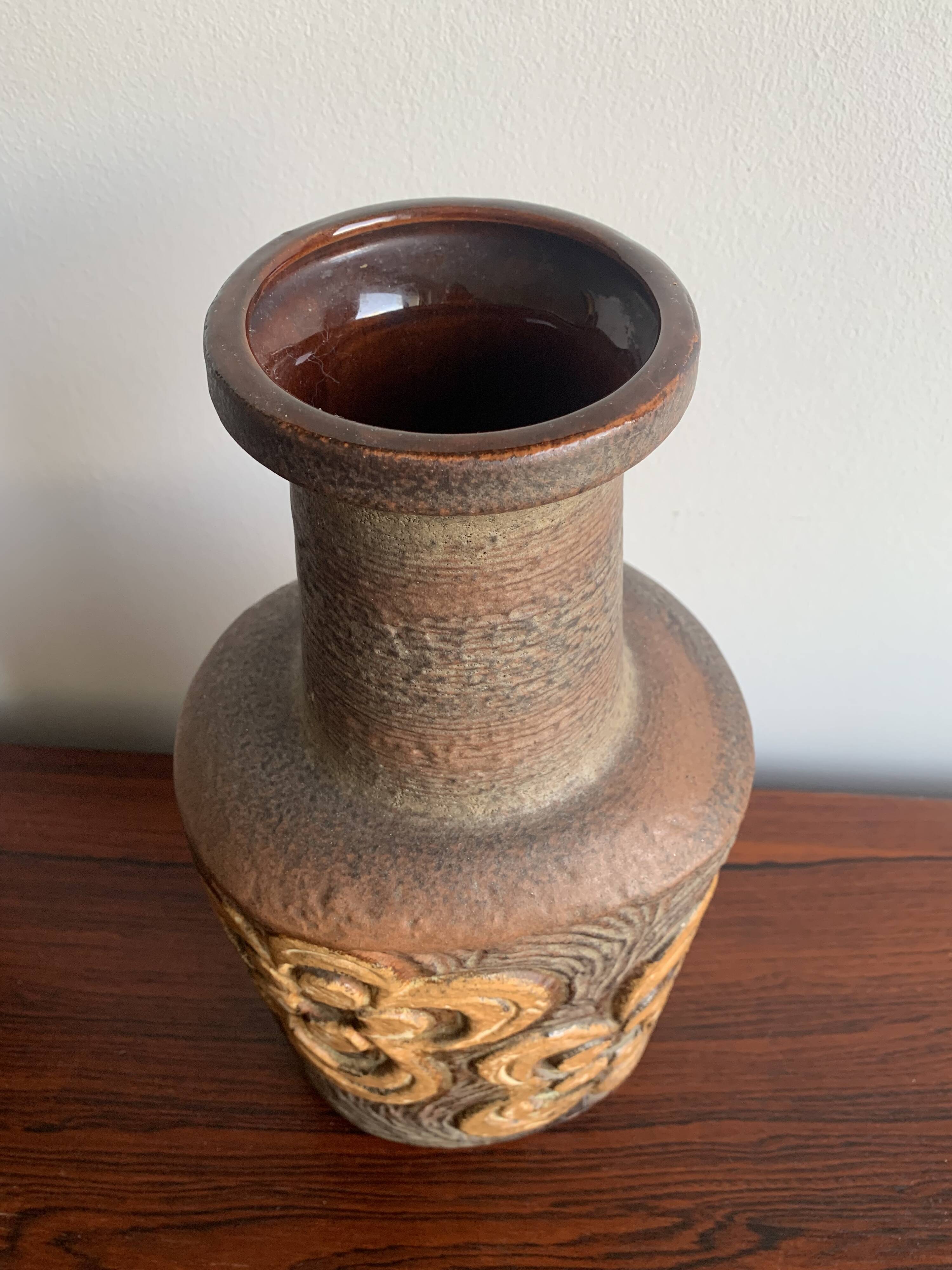 Large vintage ceramic vase Austria, 1970s