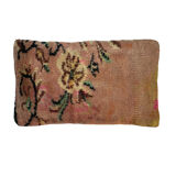 Vintage turkish rug cushion cover, 30 x 50 cm
