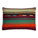 Housse de coussin kilim turc vintage, 30 x 50 cm