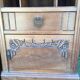 Tables de chevets vintage art deco en noyer