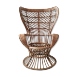 High Chair rattan around 1950