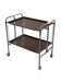 60s 70s serving trolley dinette side table space age brown design