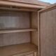 1940s burl wood wardrobe