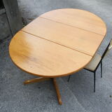 200cm pine expandable dining table