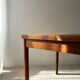 Scandinavian design dining table in solid teak from the 1960s.