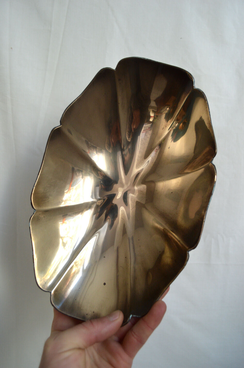 Coupe vintage en laiton