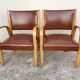Fauteuils Bridge Bow Wood 1950