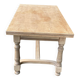 Extendable farmhouse dining table, renovated in raw wood, 270cm