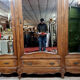 Louis XV Rocaille walnut cabinet stamped Gianinetto circa 1880