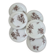 Set of 6 vintage dinner plates from Sarreguemines, Danish model 210412.