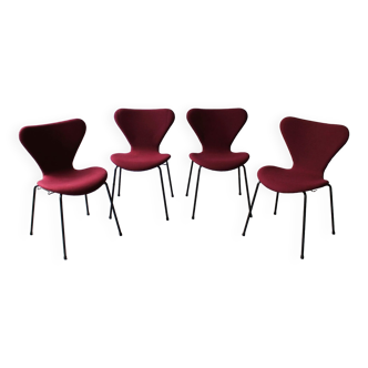 Chaises série 7 par Arne Jacobsen pour Fritz Hansen, 60’s.