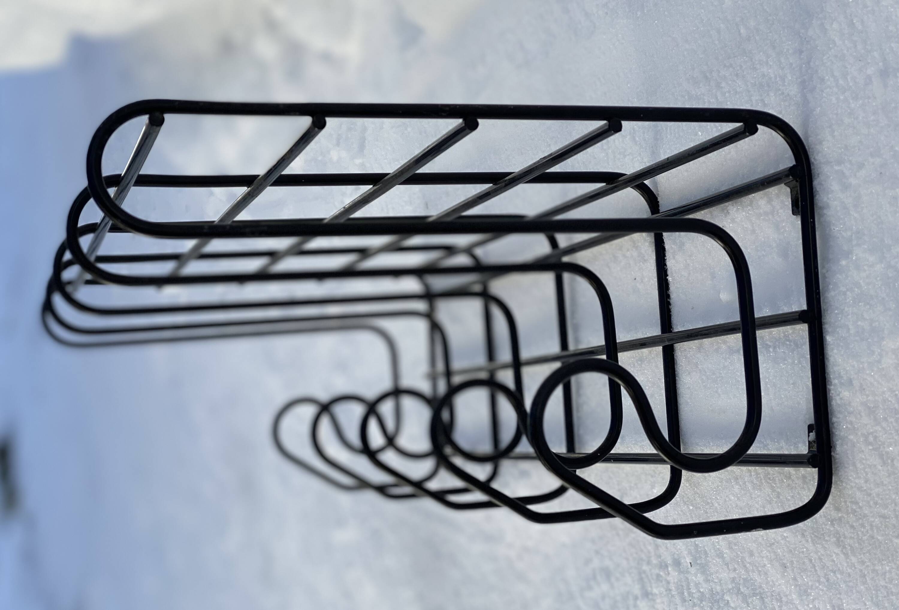 Vintage Ikea coat rack shelf 1980 Frän collection