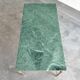 Gold and green marble coffee table