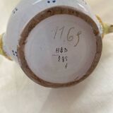 Desvres polychrome earthenware vase