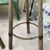 2 tabourets en bois