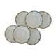 Set of 6 plates Legrand porcelain from Limoges