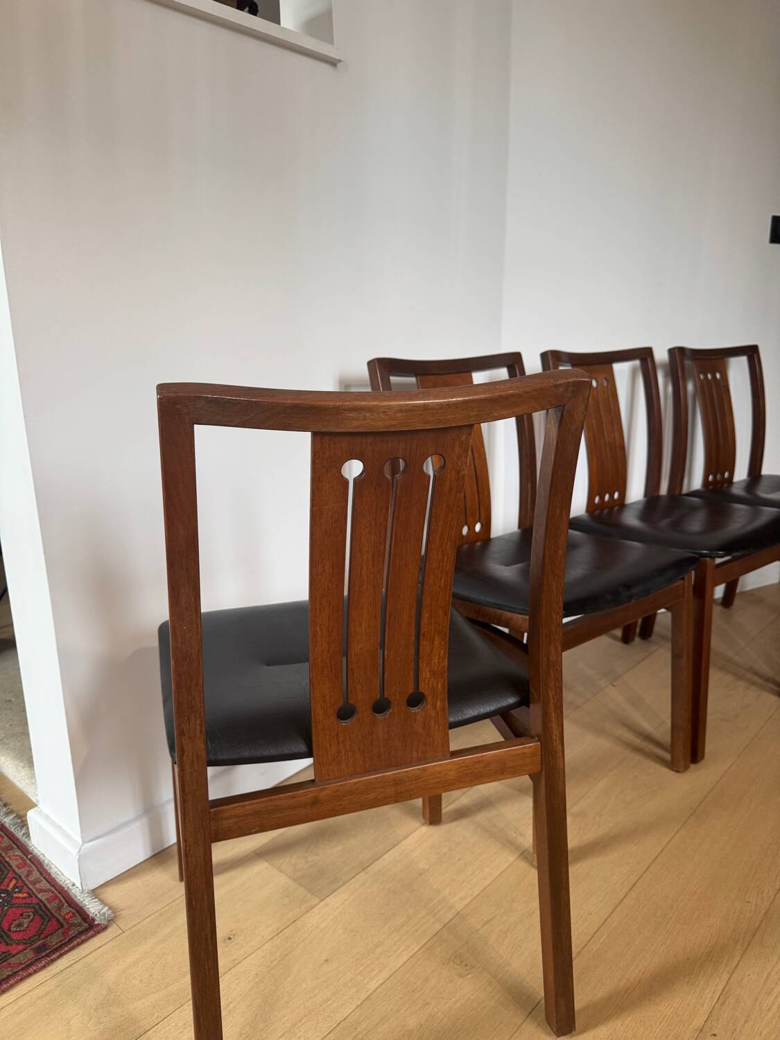 4 chairs by Jacques Hauville