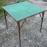 Vintage folding games table