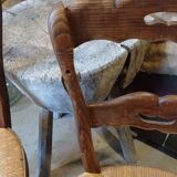 3 chaise bistrot anciennes