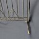 50s magazine rack in brass and scoubidou