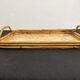 Mother-of-pearl and bamboo tray from the 70s