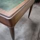 Vintage mahogany desk and leather top
