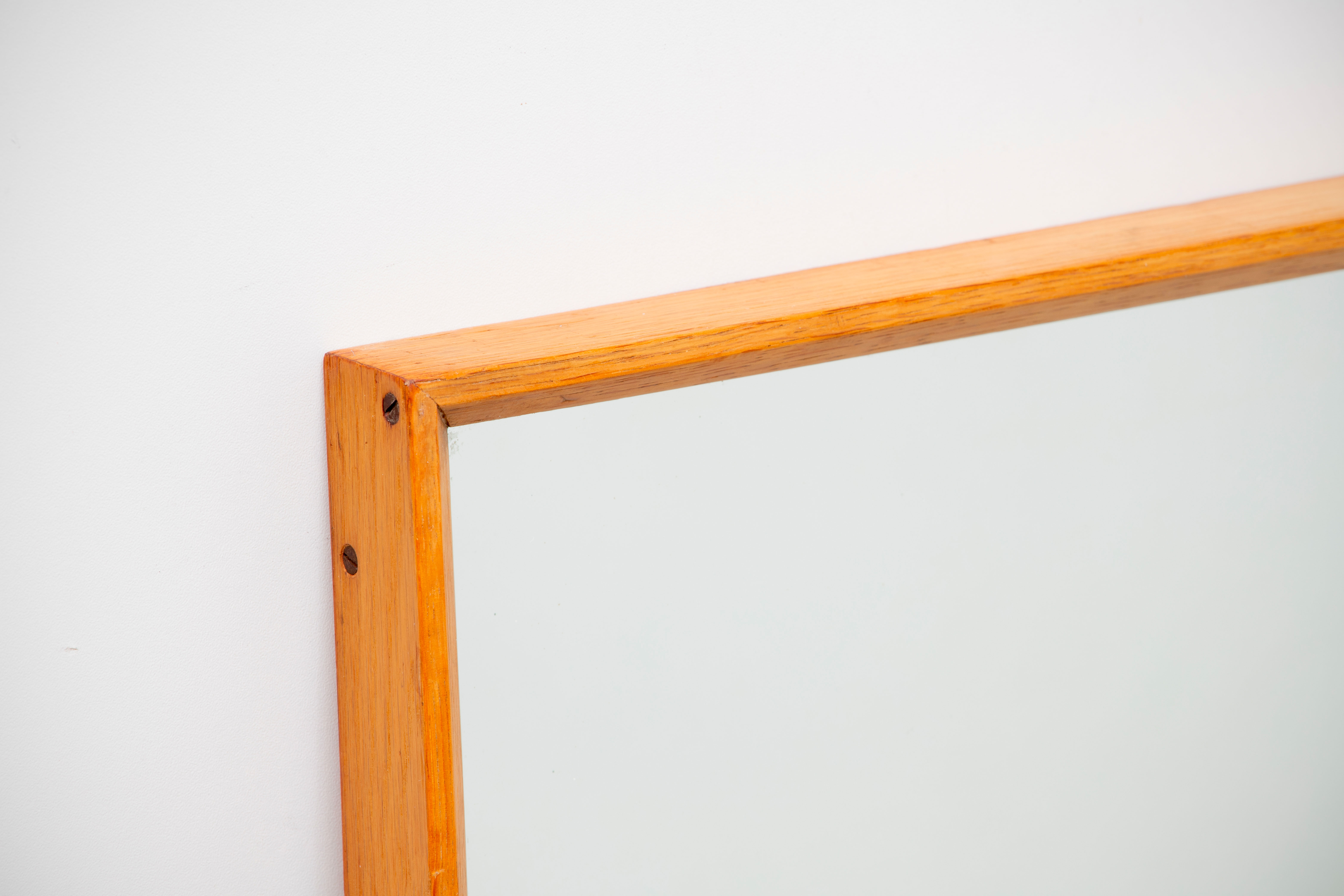 Vintage Scandinavian wall mirror 114X47cm