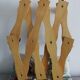 Retractable Vintage wall coat holder with 10 patères