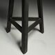 Sculpture stand antique black