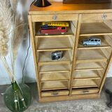 Curtain cabinet raw oak binder