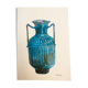 Signed watercolor and ink painting Vase Wabi Sabi collection China