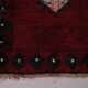 Burgundy Vintage Moroccan Rug 160 x 350 cm - Berber Wool Rug - Handmade rug