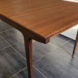 Scandinavian extendable teak table