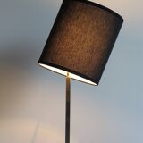 Delvaux leather table lampshade made in Belgium, 1950