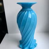 Turquoise blue opaline vase early twentieth century