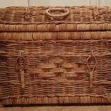Braided wicker trunk