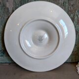 Vintage French oyster plate in majolica from Longchamp