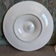 Vintage French oyster plate in majolica from Longchamp