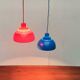 Mid-Century Danish Minisol pendant lamps by K. Kewo for Nordic Solar, 1960s, set of 2