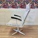 Swivel armchair in metal and Bakelite, 1960s design.
