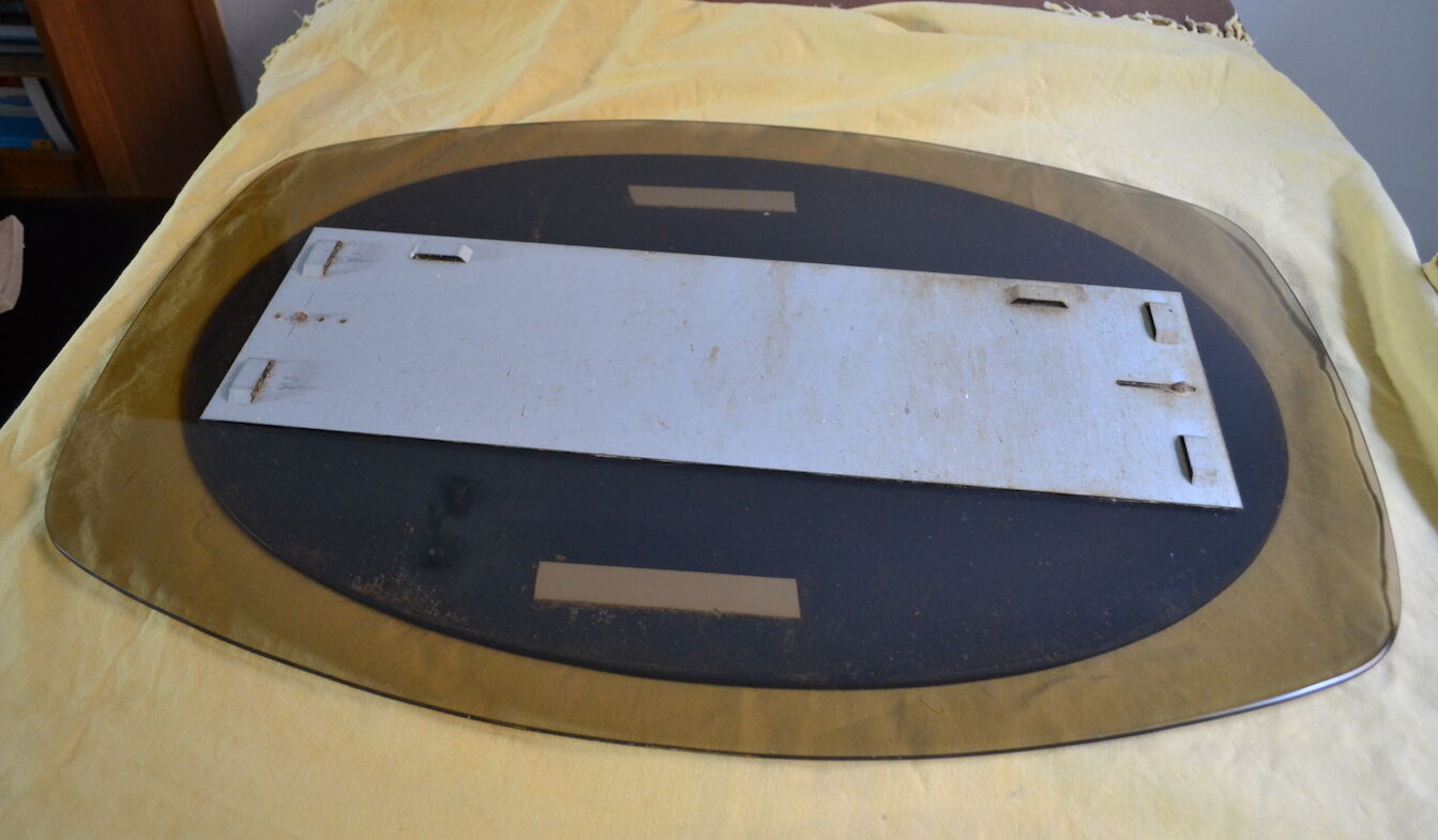 Italian mirror veca 2 shades 70s