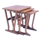 Scandi vintage nesting coffee tables